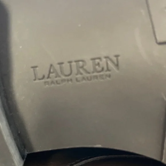 Ralph Lauren Dark Brown Lace-Up Boots with Gold Accents;NWOT. - Picture 8 of 8